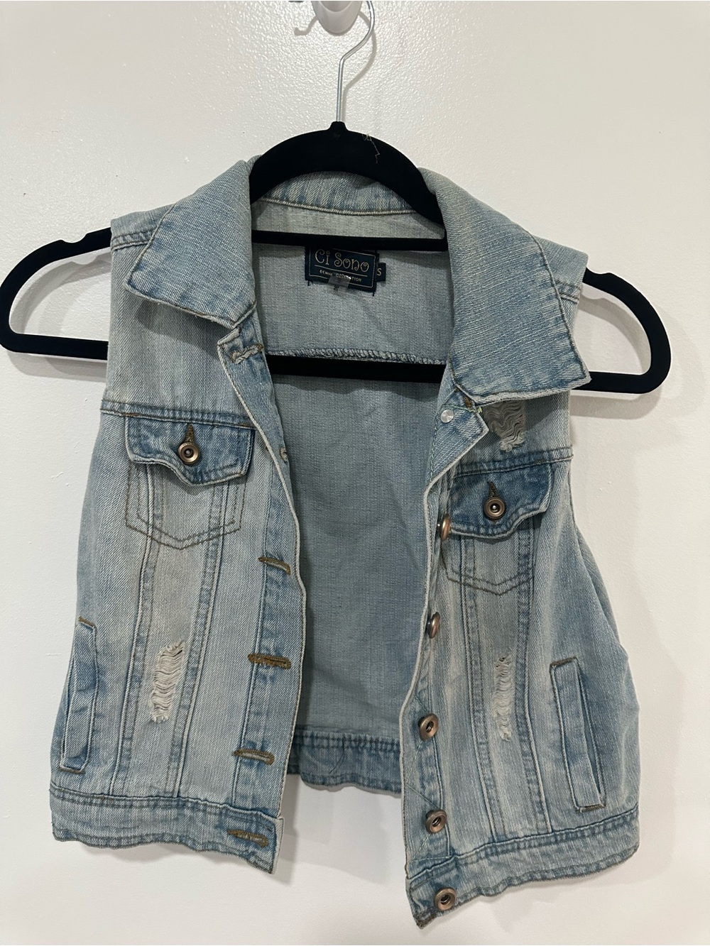 Sleeveless denim Jackets